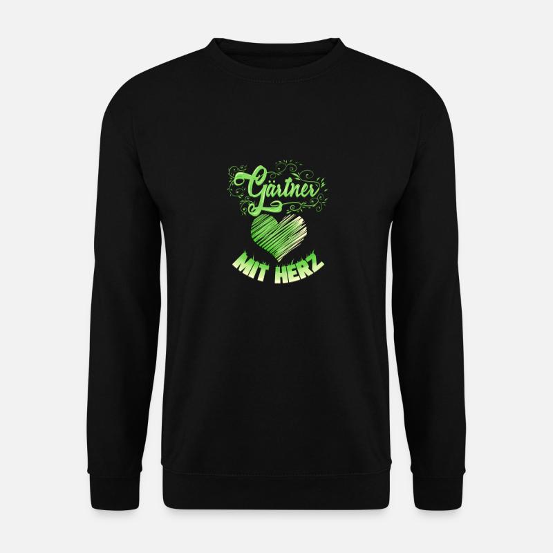 Gärtner Garten Gartenarbeit Landschaftsgärtner - Unisex Pullover - Schwarz