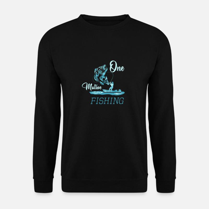 Pêche à un moteur - Sweat-shirt Unisexe - noir