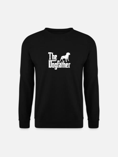 Staffordshire Bullterrier T-Shirt Der Hundevater D. - Unisex Pullover - Schwarz