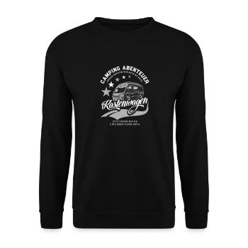 Panel van adventure - Sweat-shirt Unisexe - noir - Devant - Alina (178cm) & Michal (187cm)