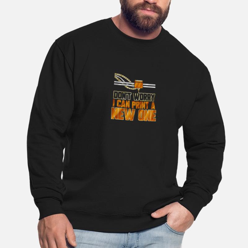 3D Nerd 3D Printer Don't Worry Technik Drucker Unisex Pullover