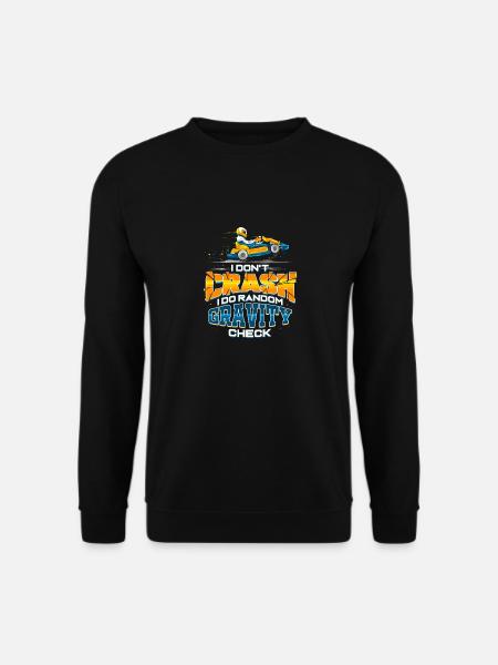 Go-Kart Kartbahn Kart Fahren Rennkart Racing - Unisex Pullover - Schwarz