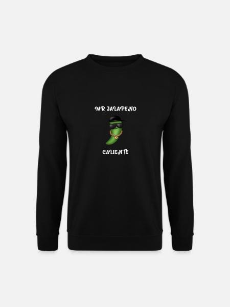 Jalapeno pepperoni chili chilli pepper gift - Unisex Sweatshirt - black