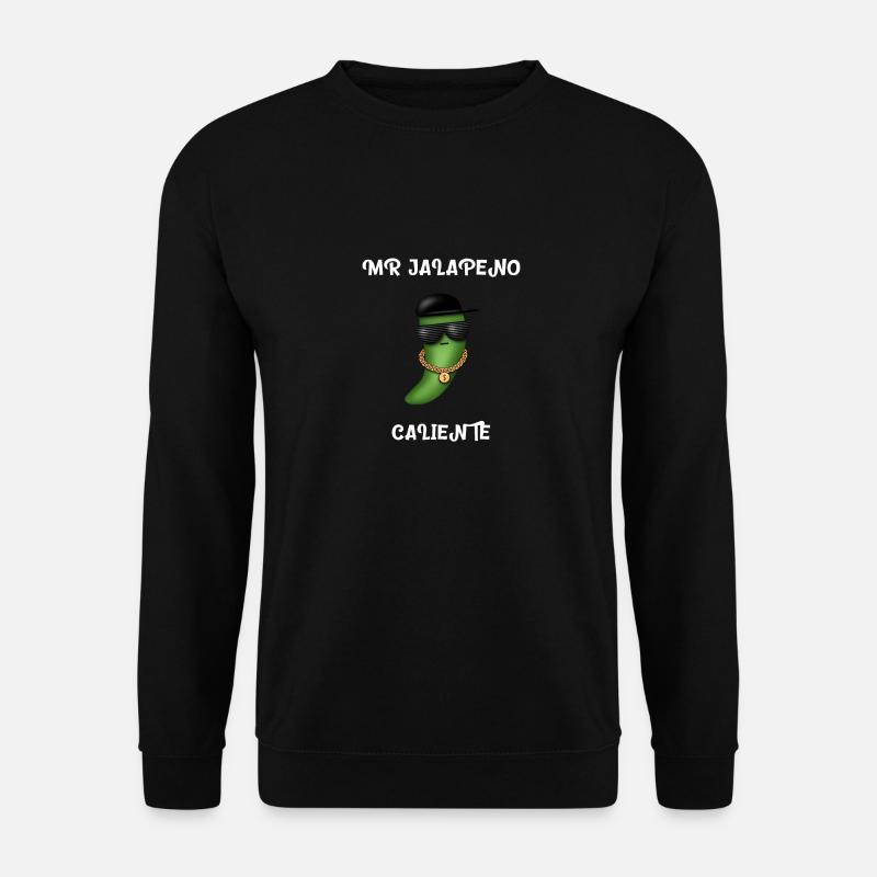 Jalapeno Pepperoni chili chilischote Geschenk - Unisex Pullover - Schwarz