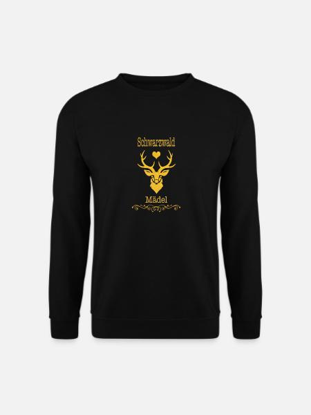 Schwarzwälder Schwarzwald Heimat Motiv Schwarzwald - Unisex Pullover - Schwarz