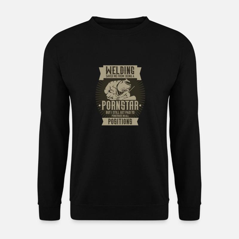 Schweißer Welder Beruf Schweißen - Unisex Pullover - Schwarz