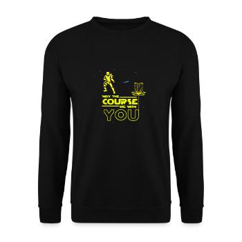 Discgolf Disc Golf - Sweat-shirt Unisexe - noir - Devant - Alina (178cm) & Michal (187cm)
