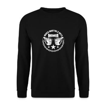 Arts martiaux mixtes MMA - Sweat-shirt Unisexe - noir - Devant - Alina (178cm) & Michal (187cm)