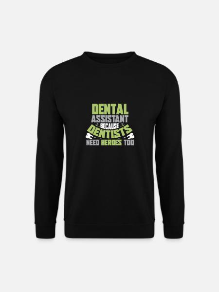 Zahnarzt Dentist Zahn Zähne Dental Geschenk - Unisex Pullover - Schwarz