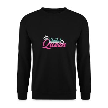 Dentiste dentiste dent dents dents cadeau dentaire - Sweat-shirt Unisexe - noir - Devant - Alina (178cm) & Michal (187cm)