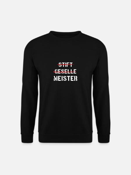 Stift Geselle Meister - Unisex Pullover - Schwarz