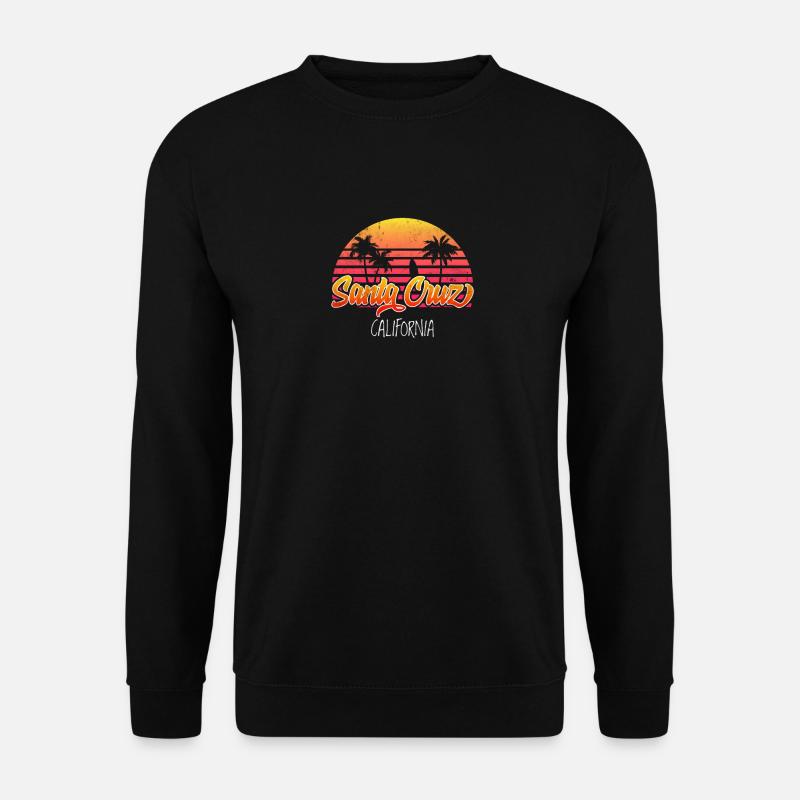 Santa Cruz California - Unisex Pullover - Schwarz