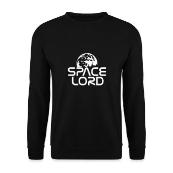 Space Lord - Unisex Sweatshirt - black - Front - Alina (178cm) & Michal (187cm)