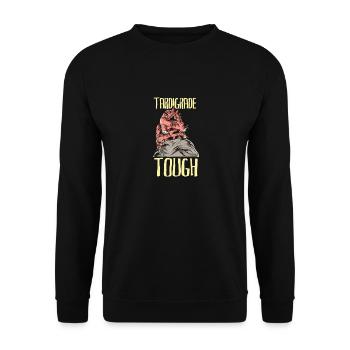 Tardigrade water bear water bear tardigrade saying - Unisex Sweatshirt - black - Front - Alina (178cm) & Michal (187cm)