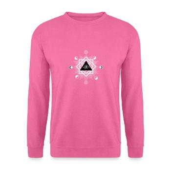 Allsehendes Auge - Unisex Pullover - Pink - Vorne