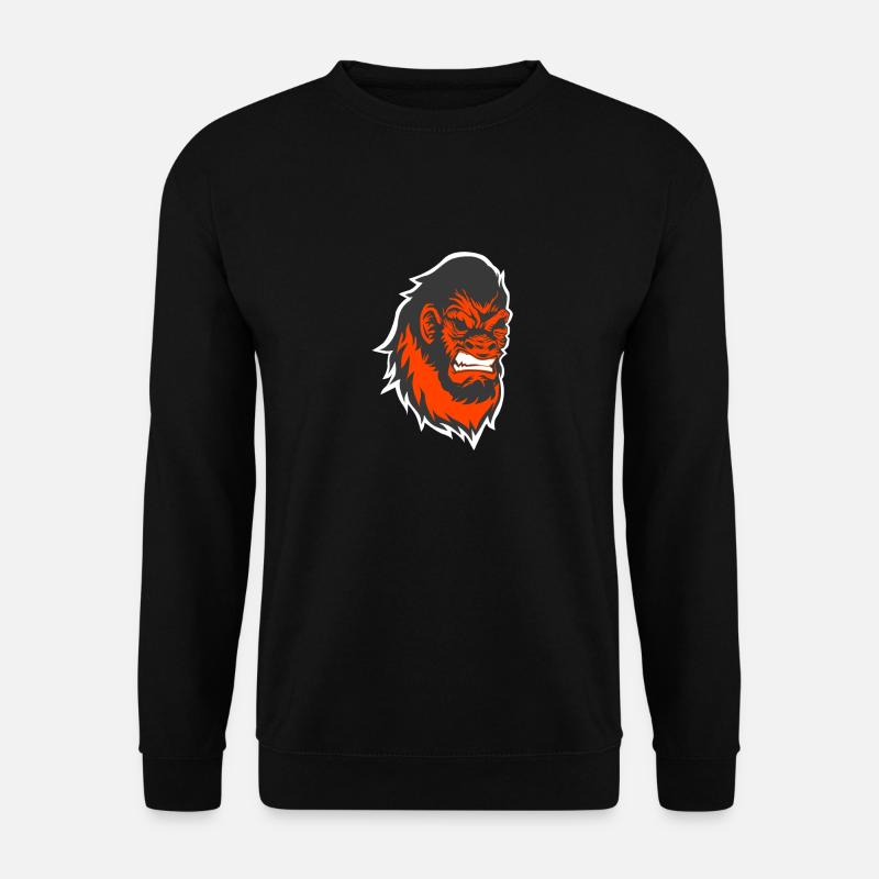 Großer Affenkopf - Unisex Pullover - Schwarz