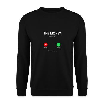 Appel d'argent - Sweat-shirt Unisexe - noir - Devant - Alina (178cm) & Michal (187cm)