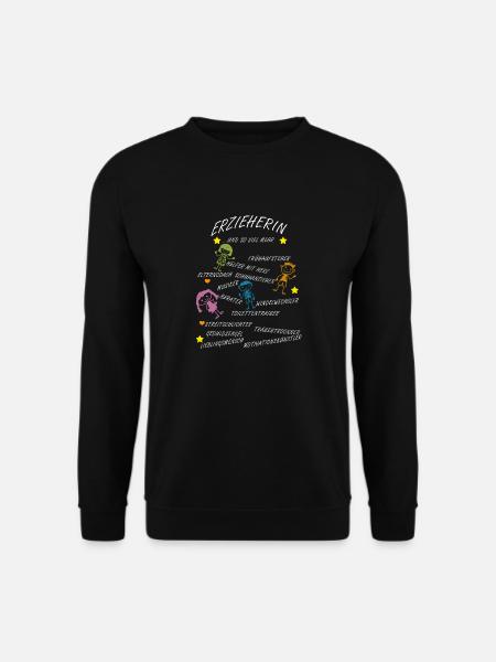 Erzieherin und so viel mehr… - Unisex Pullover - Schwarz