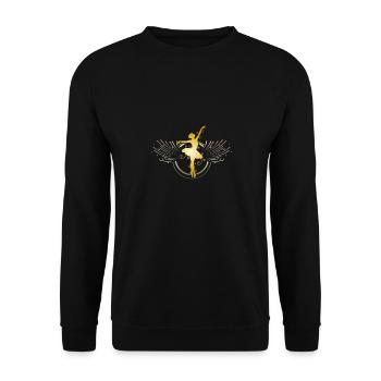 Danseuse de ballet - Sweat-shirt Unisexe - noir - Devant - Alina (178cm) & Michal (187cm)