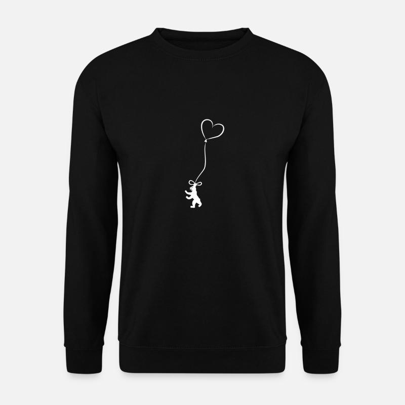 Von Herzen aus Berlin Hauptstadt Edition - Unisex Pullover - Schwarz