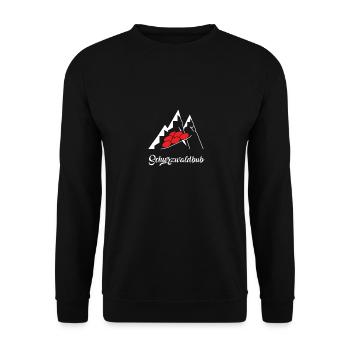 Schwarzwald bollenhut schwarzwaldbub geschenk - Unisex Pullover - Schwarz - Vorne - Alina (178cm) & Michal (187cm)