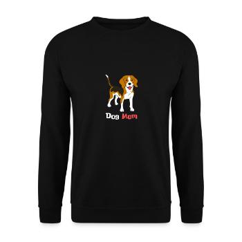 Chiens maman mignon design mignon - Sweat-shirt Unisexe - noir - Devant - Alina (178cm) & Michal (187cm)
