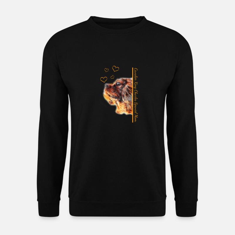 Cavalier King Charles Spaniel Mom - Unisex Sweatshirt - black