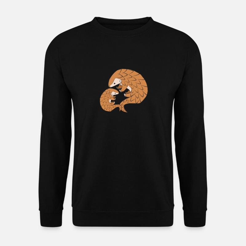 Cute Pangolins - Pangolin Lover Gift - Unisex Sweatshirt - black
