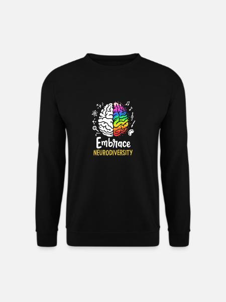 Embrace Neurodiversity - Unisex Pullover - Schwarz