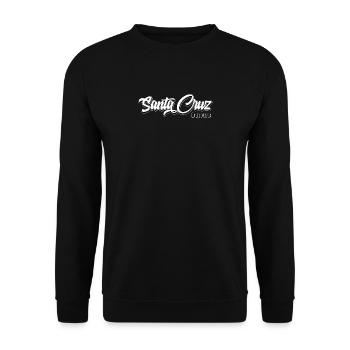 Santa Cruz California - Unisex Pullover - Schwarz - Vorne - Alina (178cm) & Michal (187cm)