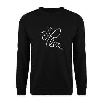 Bee simple bees beekeepers - Unisex Sweatshirt - black - Front - Alina (178cm) & Michal (187cm)