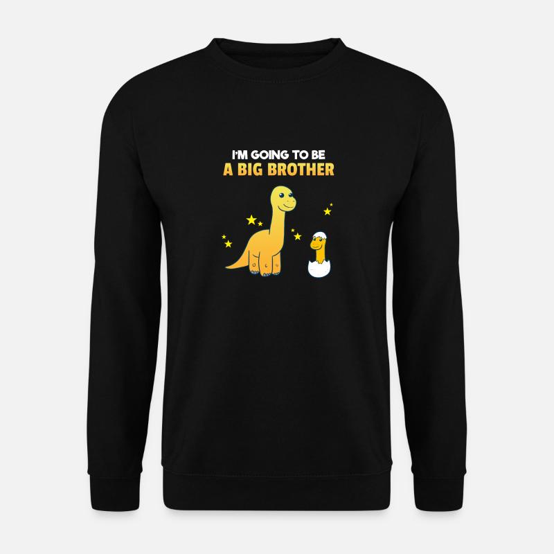 Siblings brother Brothersaurus I gift - Unisex Sweatshirt - black