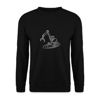 Moissonneuses - Sweat-shirt Unisexe - noir - Devant - Alina (178cm) & Michal (187cm)