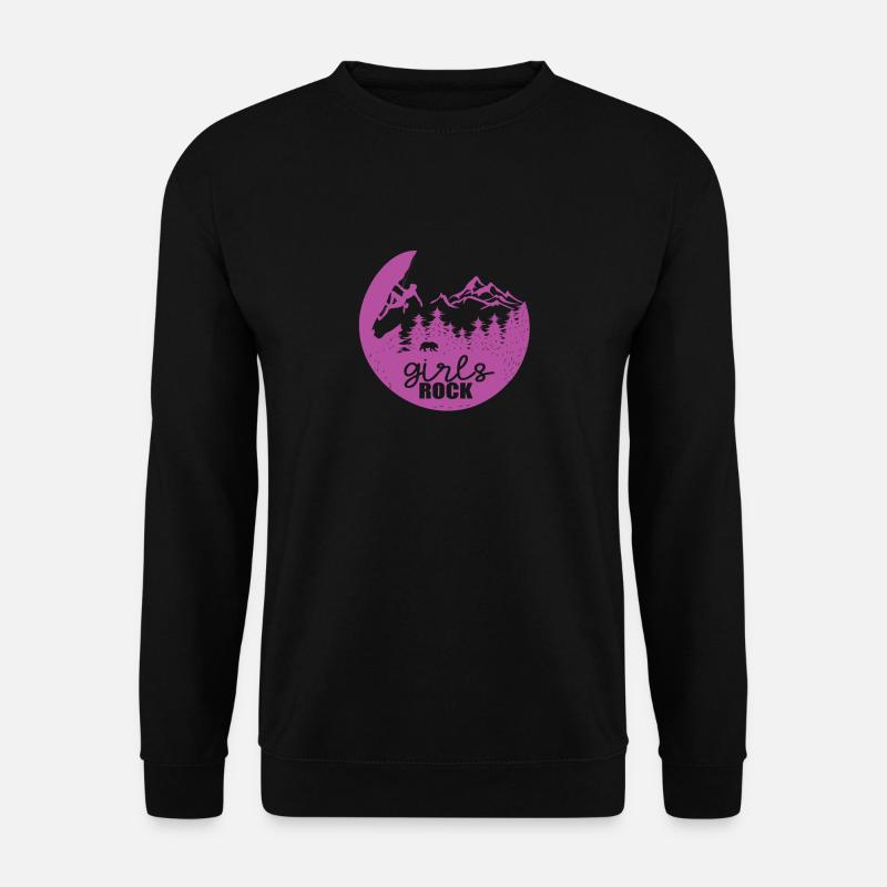 Escalade filles - Sweat-shirt Unisexe - noir