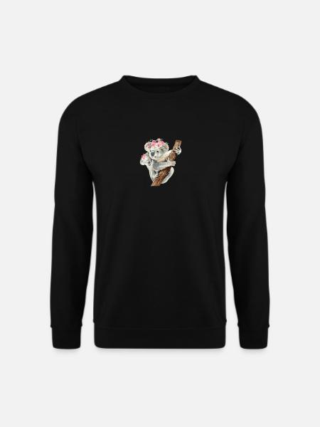 Koala Ours Maman Bébé Koala Bear - Sweat-shirt Unisexe - noir