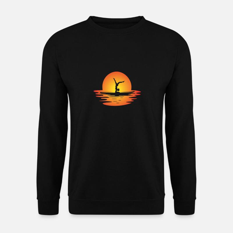 Sup yoga - Unisex Sweatshirt - black