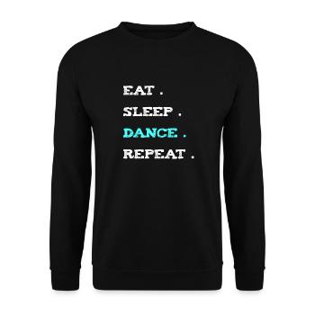 Dancer dancer dancing - Unisex Sweatshirt - black - Front - Alina (178cm) & Michal (187cm)