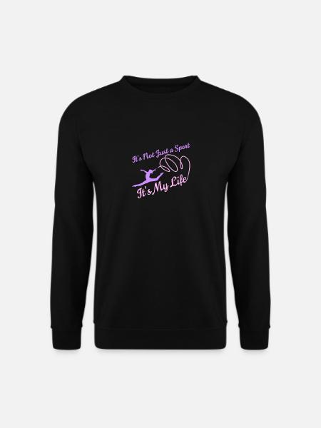 Turnen Turner Turnerin Lustiger Turnspruch Turner - Unisex Pullover - Schwarz
