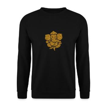 Ganesha Shaturthi Hindu - Sweat-shirt Unisexe - noir - Devant - Alina (178cm) & Michal (187cm)