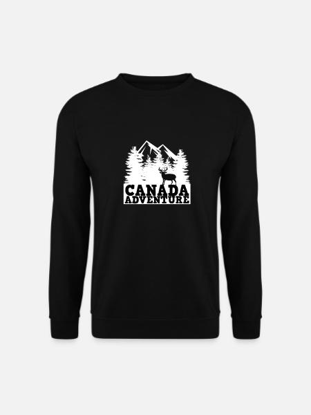 Kanada Abenteuer Outdoor - Unisex Pullover - Schwarz