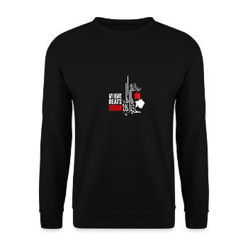Shia Muharram Imam Hussain Ashura - Sweat-shirt Unisexe - noir - Devant - Alina (178cm) & Michal (187cm)