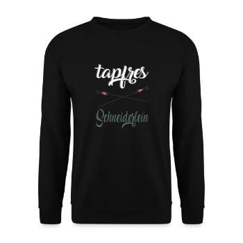 tapfres Schneiderlein - Unisex Pullover - Schwarz - Vorne - Alina (178cm) & Michal (187cm)