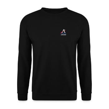 NASA Artemis Mission One Logo Moon Space SLS Progr - Sweat-shirt Unisexe - noir - Devant - Alina (178cm) & Michal (187cm)