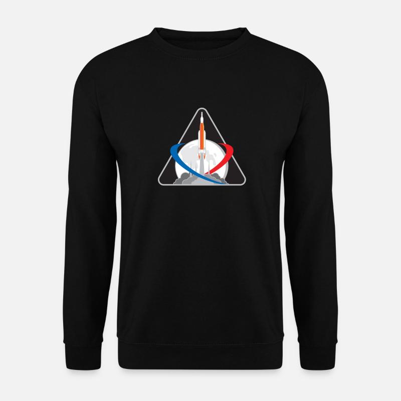 Mission d'exploration de la NASA Artemis Moon Space Rocket - Sweat-shirt Unisexe - noir