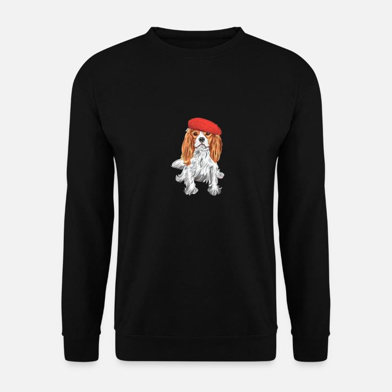 Cavalier King Hatted - Sweat-shirt Unisexe - noir