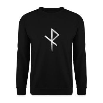 Norse viking mythologie voyage en toute sécurité rune G - Sweat-shirt Unisexe - noir - Devant - Alina (178cm) & Michal (187cm)