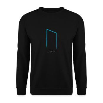 cadeau de rune uruz mythologie viking nordique - Sweat-shirt Unisexe - noir - Devant - Alina (178cm) & Michal (187cm)