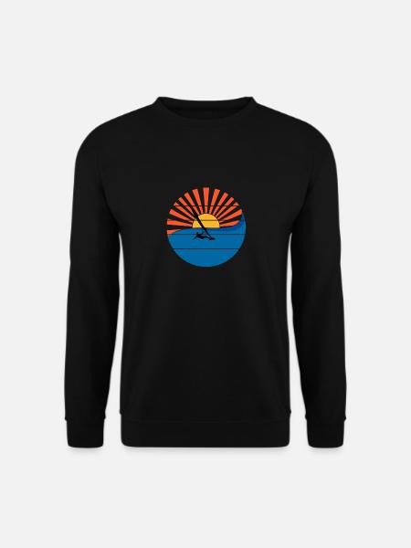 Windsurfer Sunset Windsurfing Windsurfing Gift - Unisex Sweatshirt - black