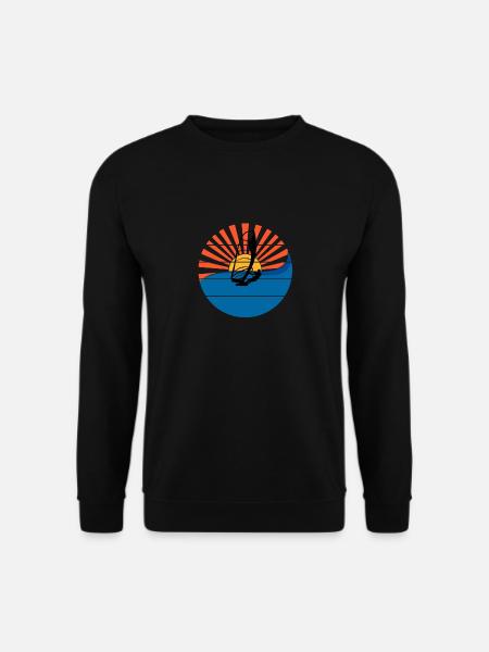 Windsurfer Sunset Windsurfing Windsurfing Gift - Sweat-shirt Unisexe - noir
