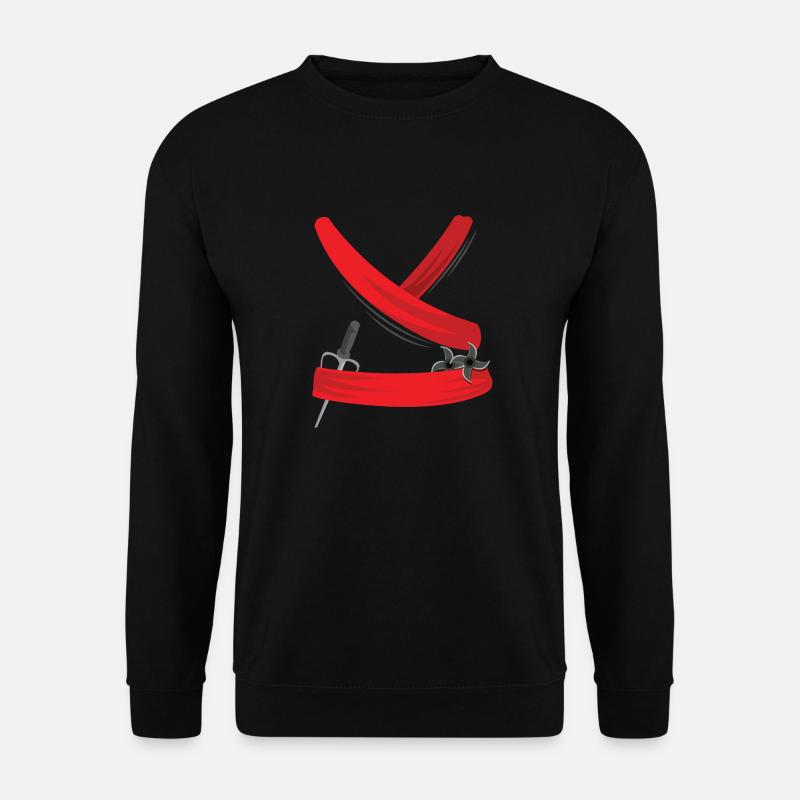 Ninja Costume Halloween Lover Ninja - Unisex Sweatshirt - black